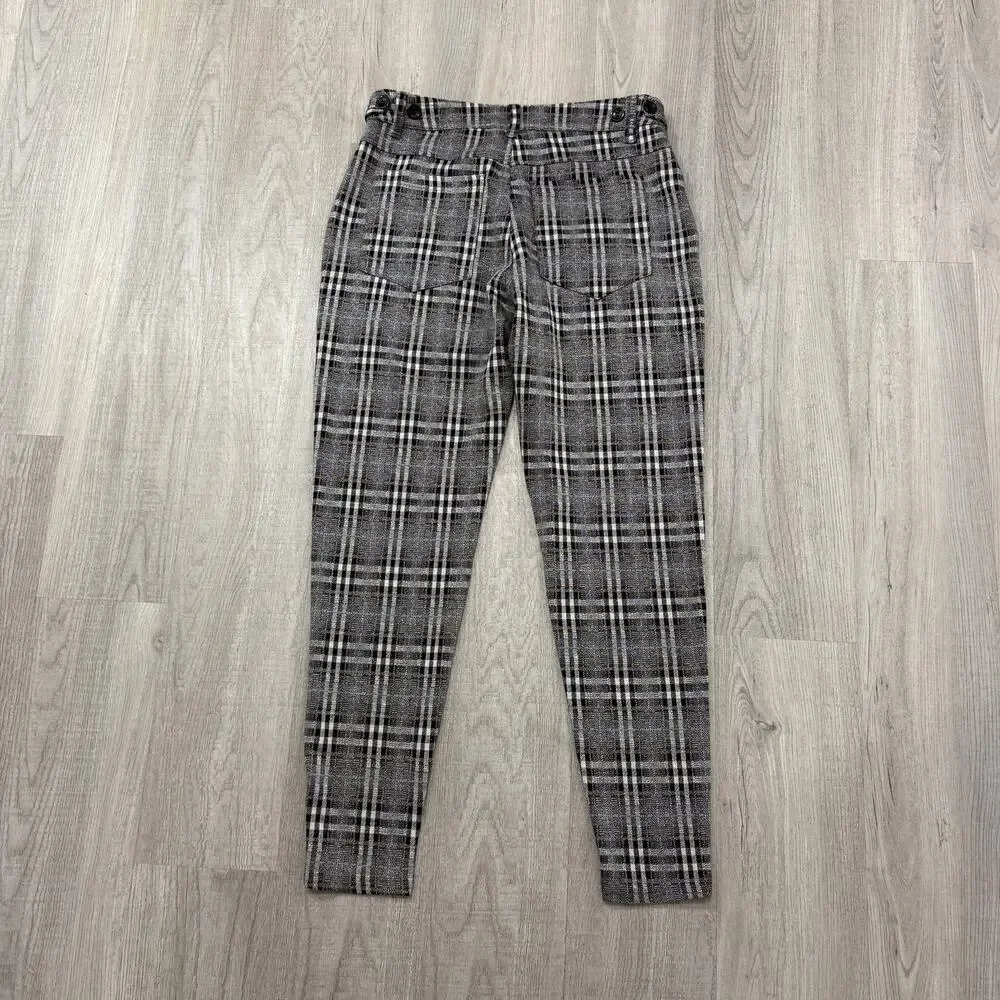 YoungLA Dapper Dress Pants Mens 30x30 Plaid Check 614 Stretch Skinny Fit YLA2112